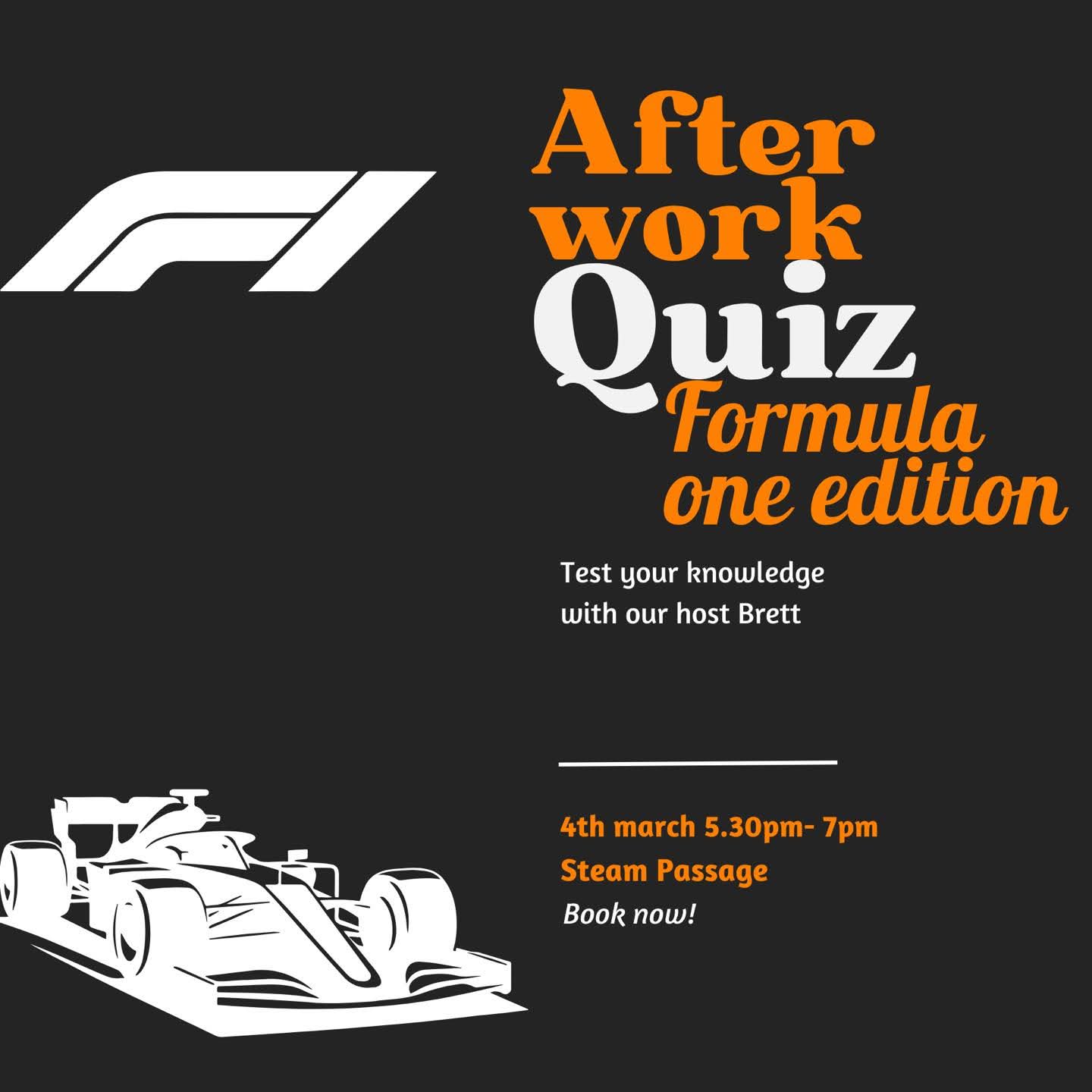 After Work Quiz- Formula 1 Edition