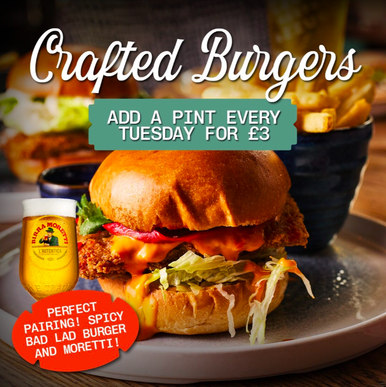 Burger & Drink Tuesday