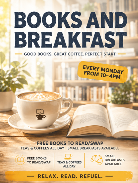 Books and Breakfast Mondays