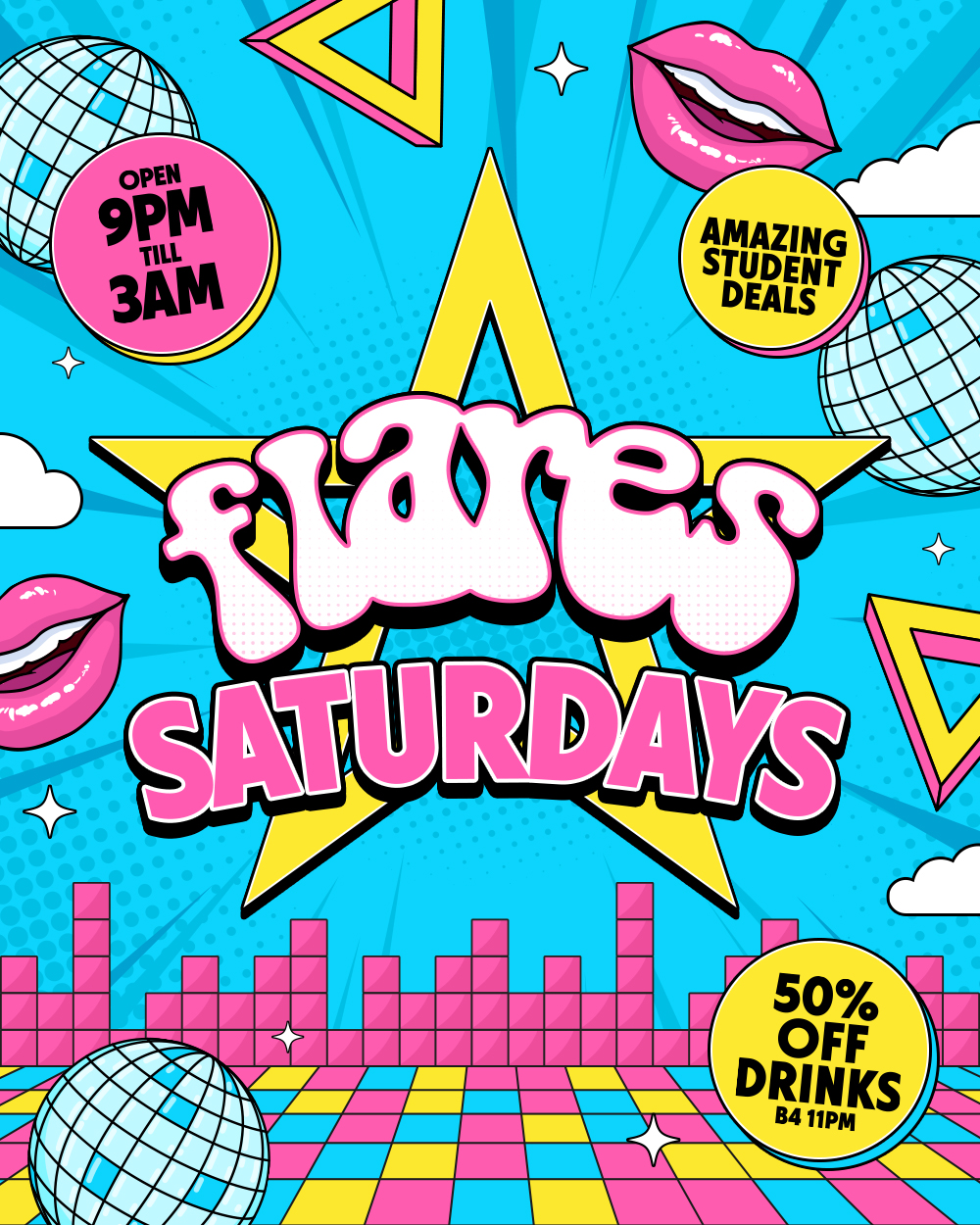 Flares Saturdays