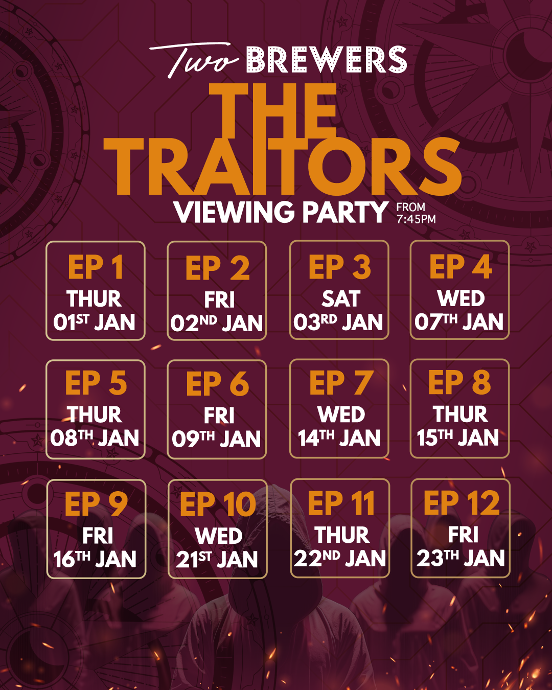 The Traitors Viewing Parties 