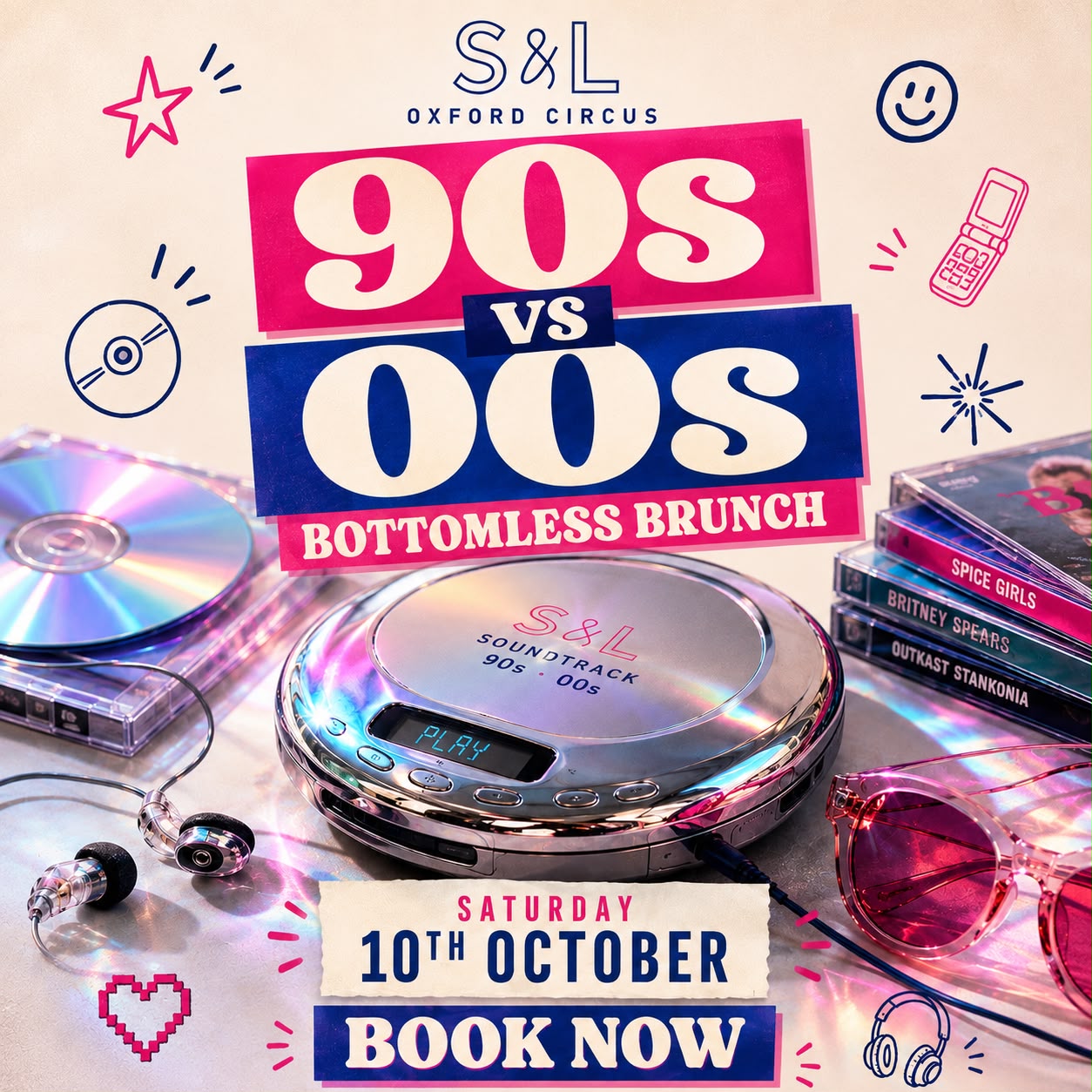 90's vs 00's Brunch!