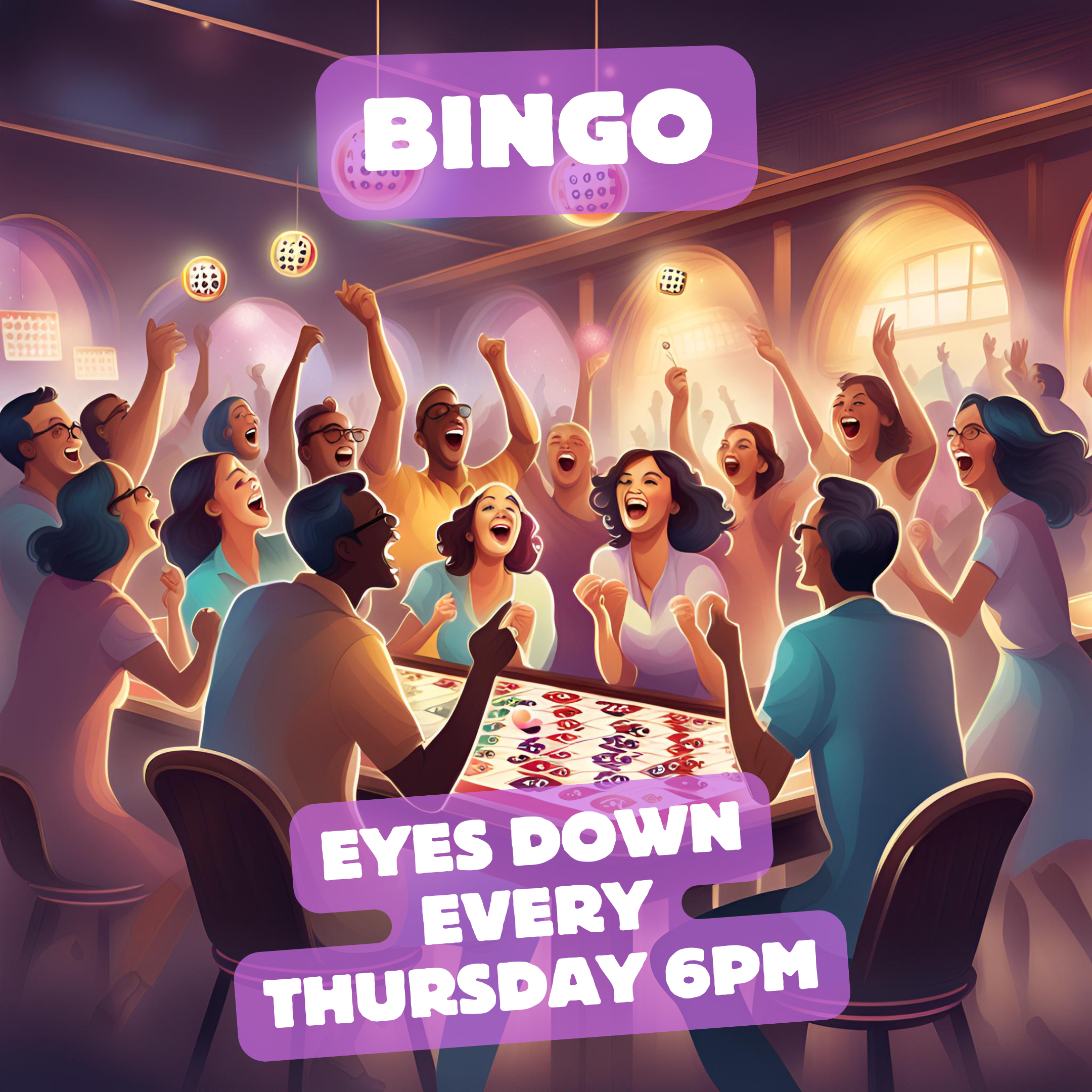 Eyes down Bingo Thursday