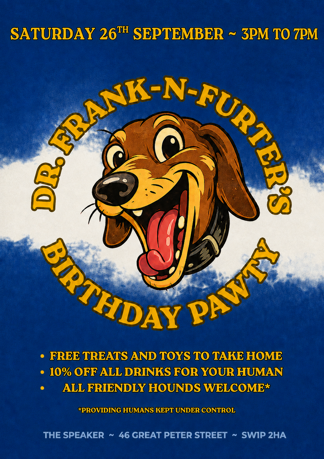 Dr. Frank's Birthday Pooch Party