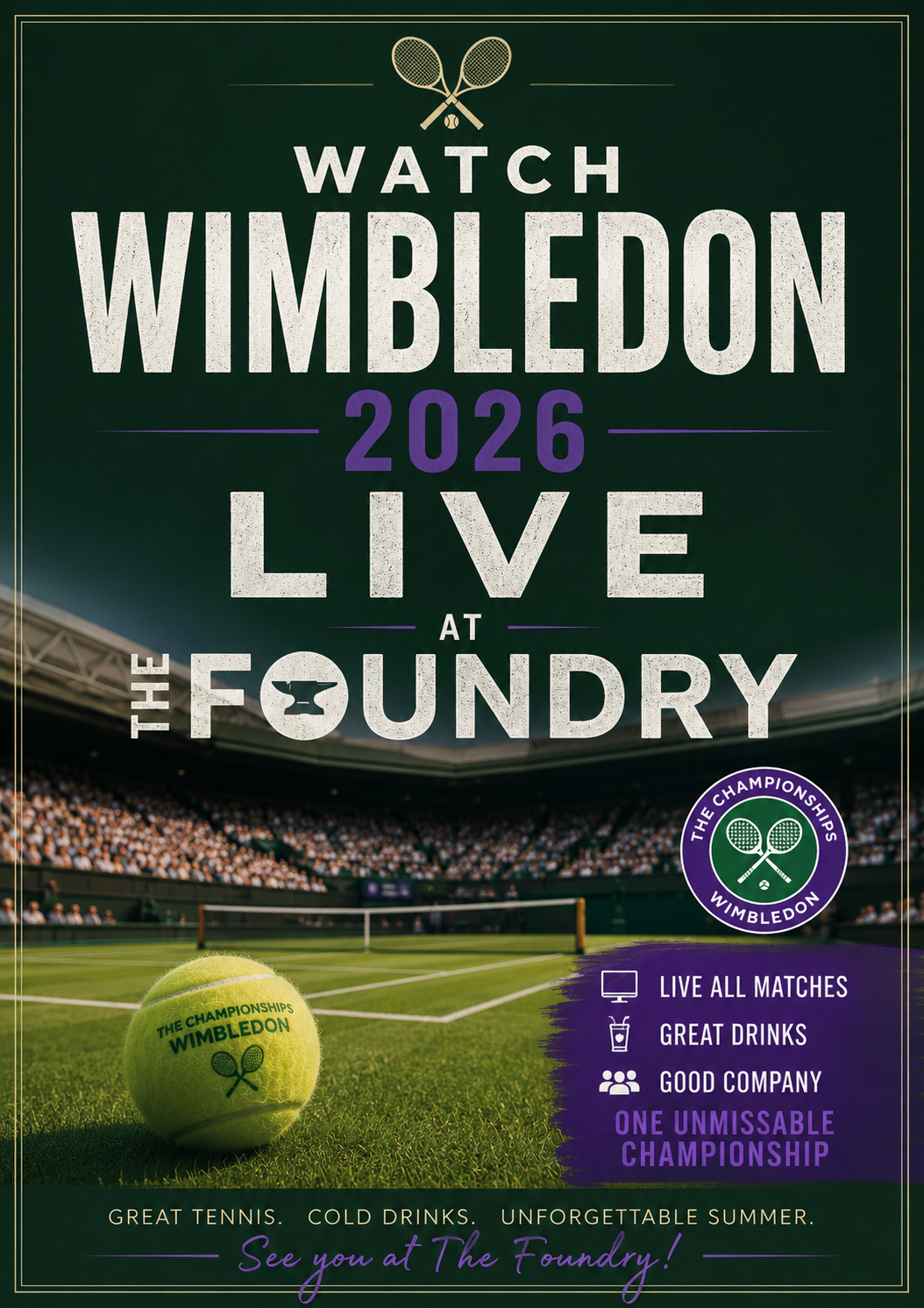 wimbledon live from the Foundry 