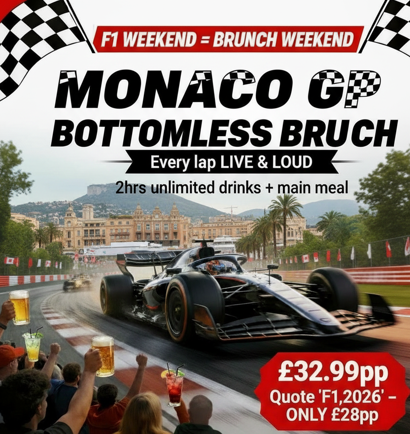 F1 Monaco GP Bottomless Brunch