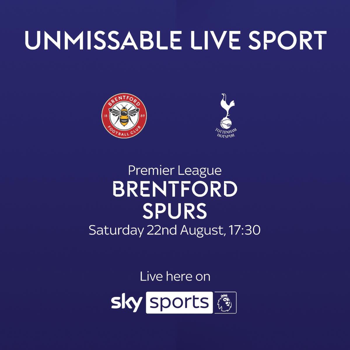 Premier League. Brentford v Spurs