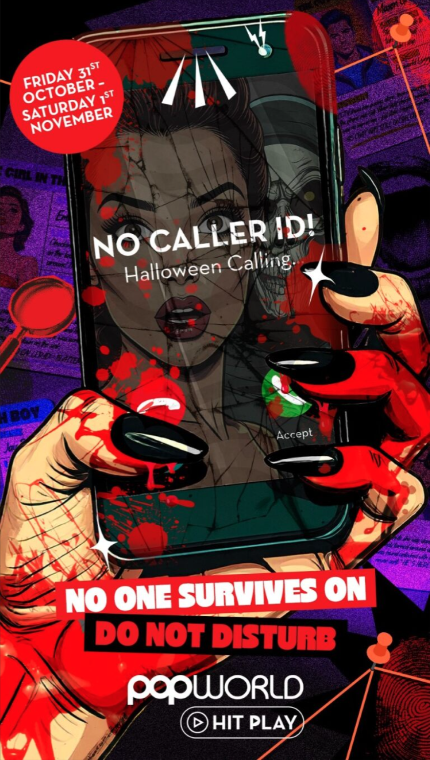 No Caller ID Halloween Party 