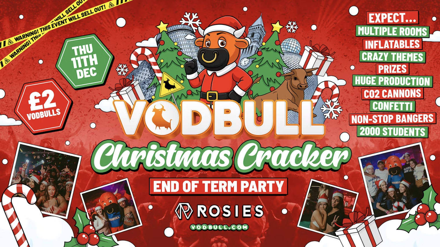 Vodbull Christmas Cracker