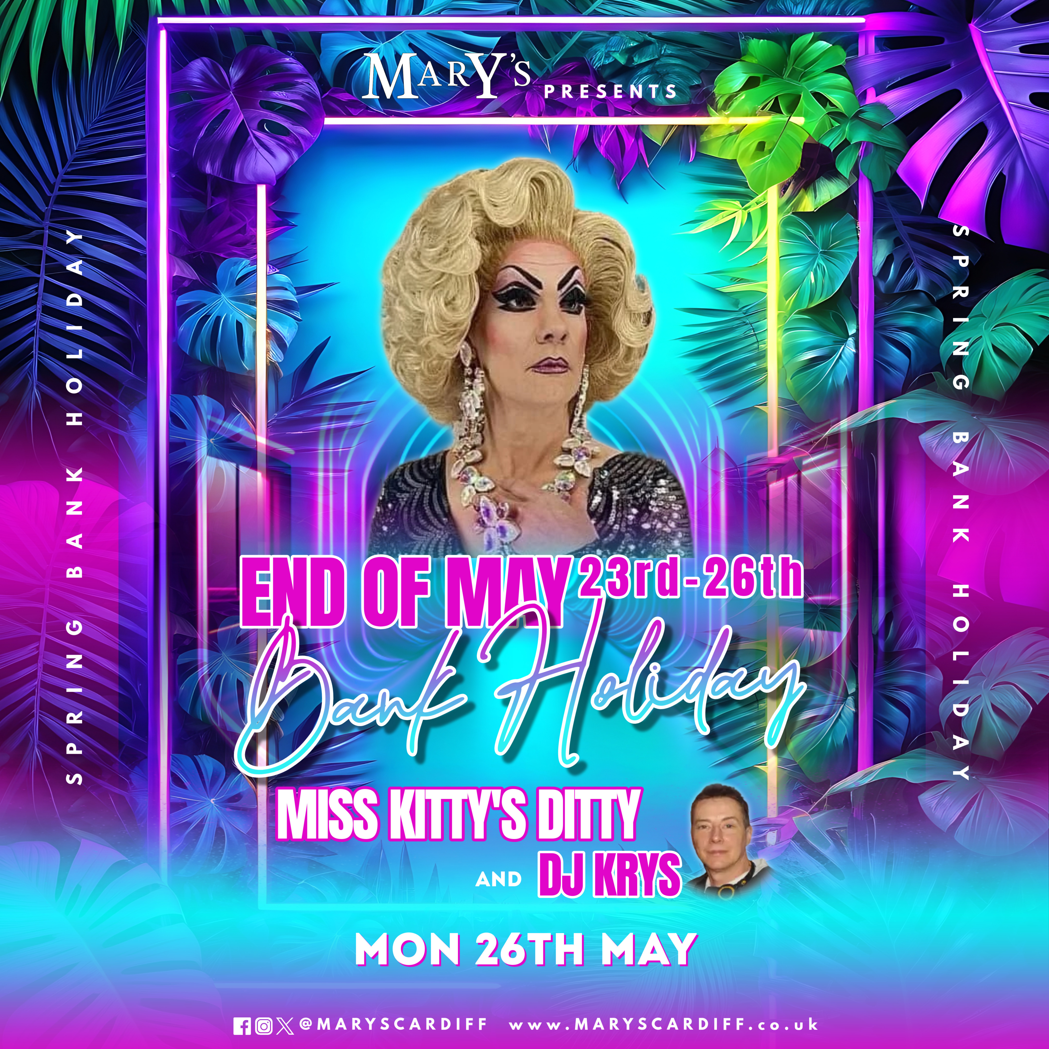 Spring Bank Hol Mon - Kittys Ditty