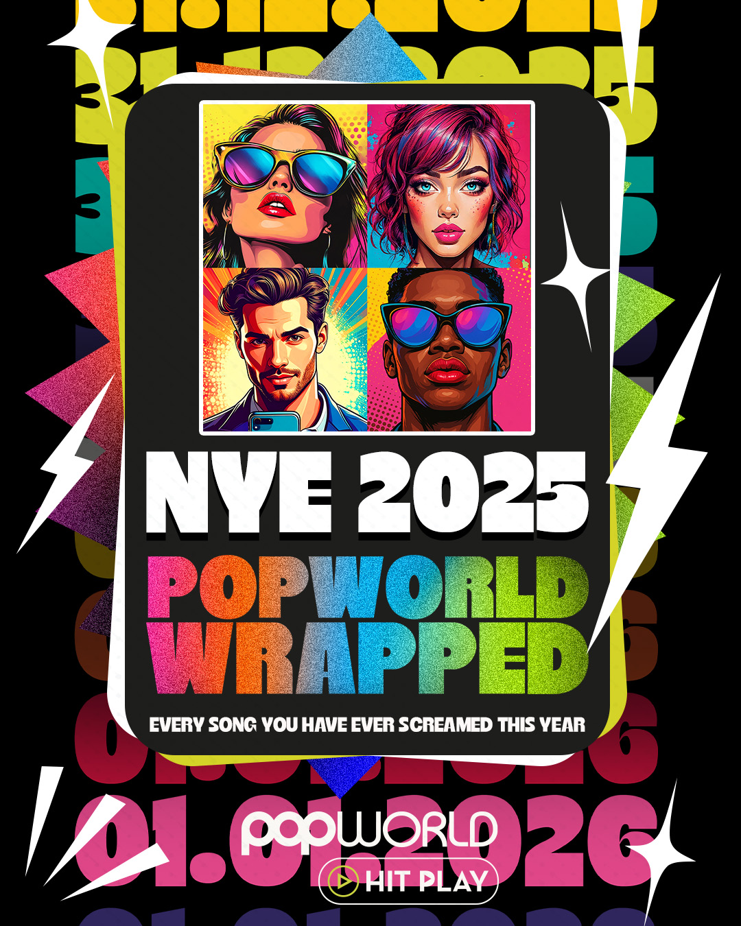 NYE Popworld Wrapped