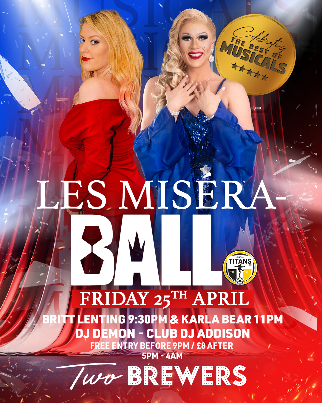 BALL with Double Drag Friday Night Party