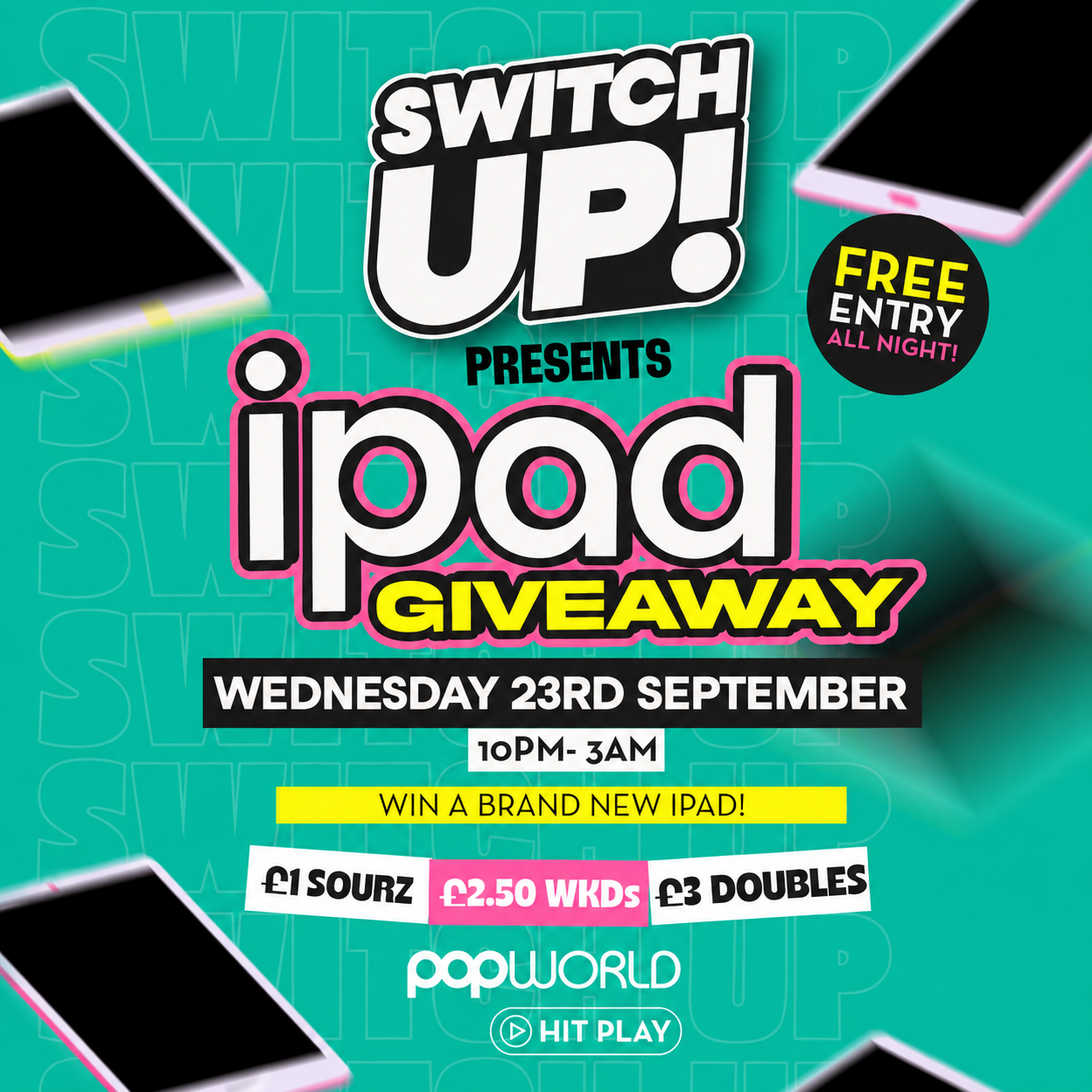 Switch Up- Ipad Giveaway