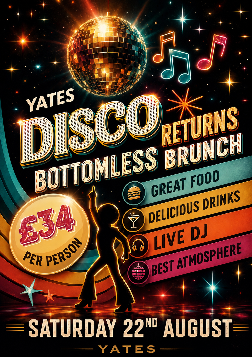 Disco Bottomless Brunch