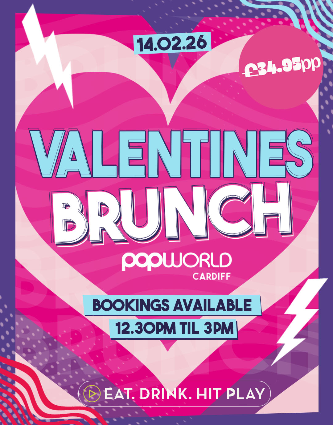 Popworld Bottomless Brunch 