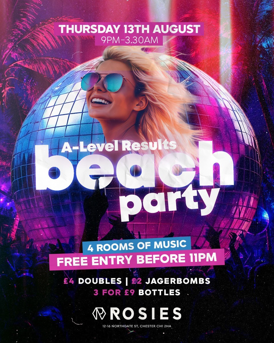 A-Level Results Beach Party