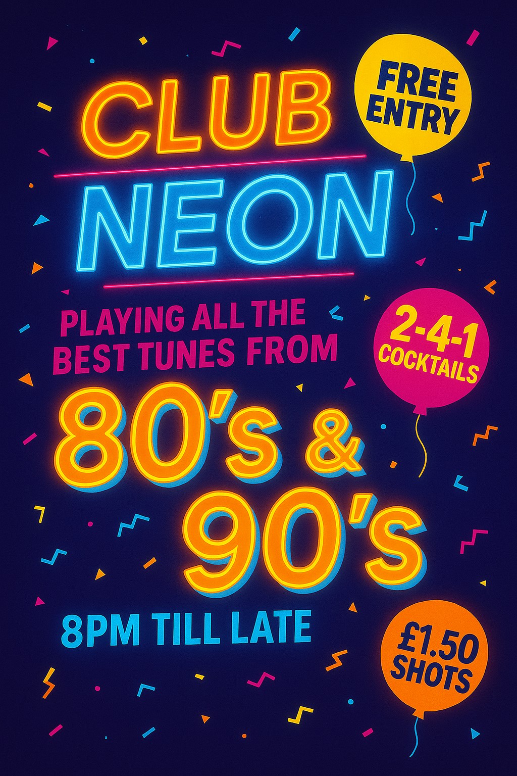 Club Neon, 80's-00's