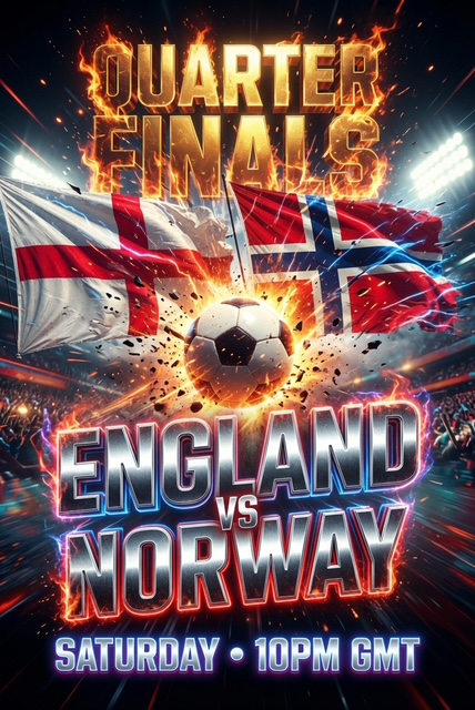 England VS Norway WC QF