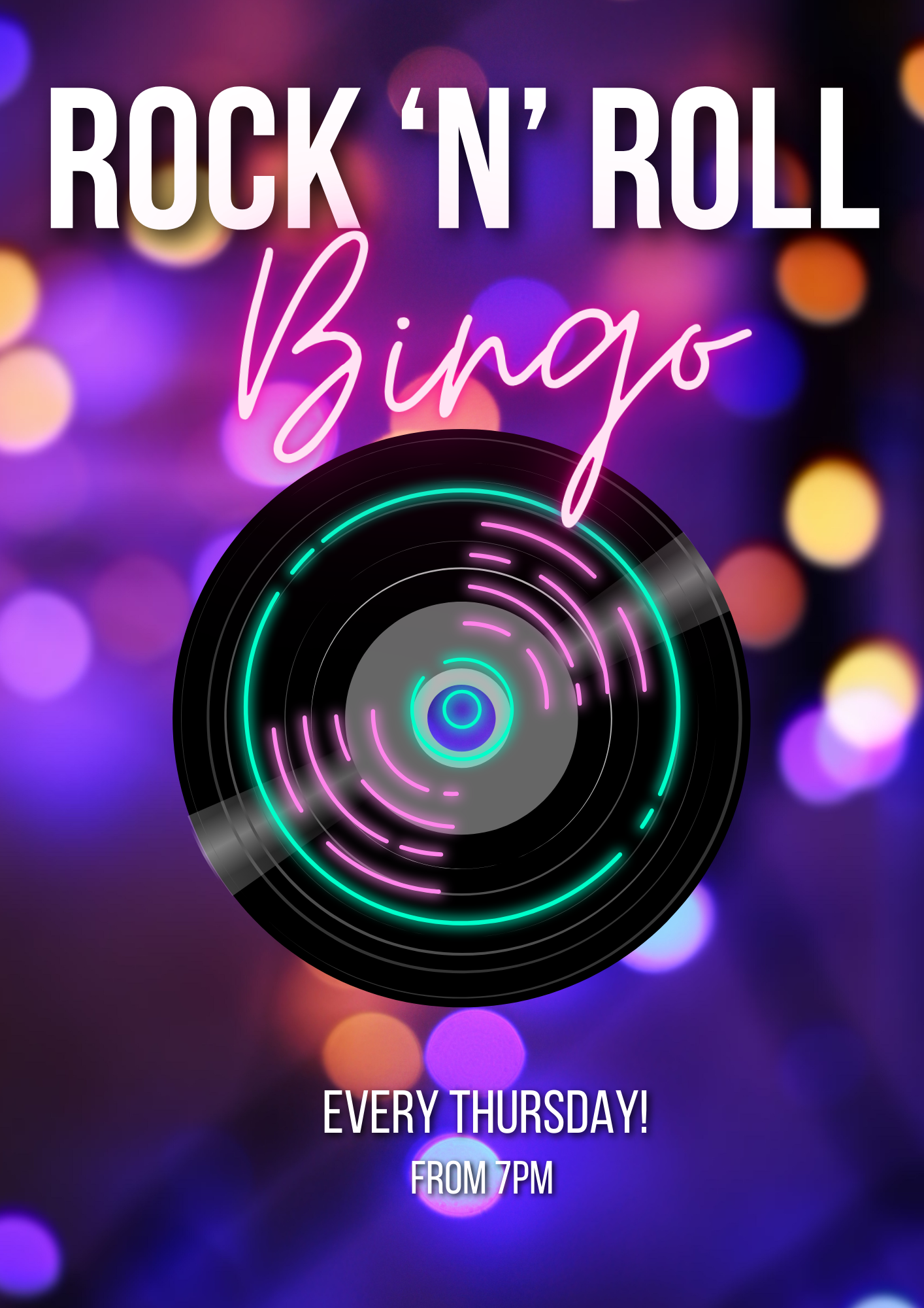 Rock 'N' Roll Bingo