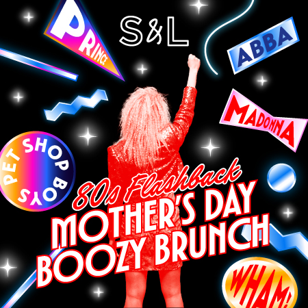Mothers Day 80s Boozy Brunch