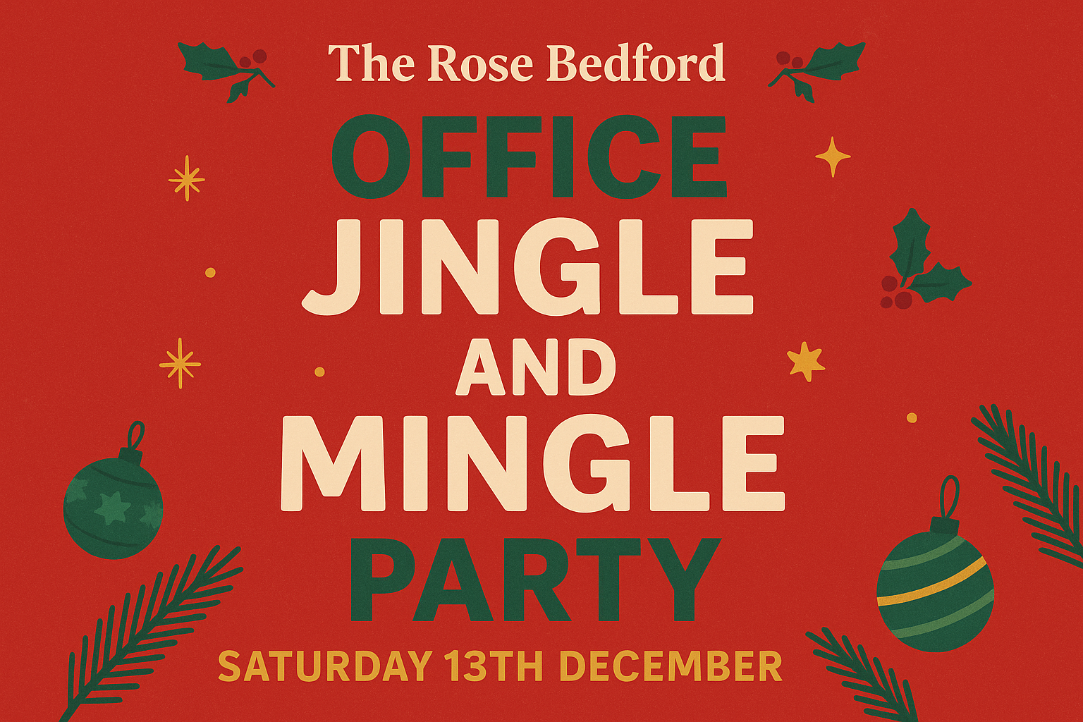Office Jingle and Mingle Party