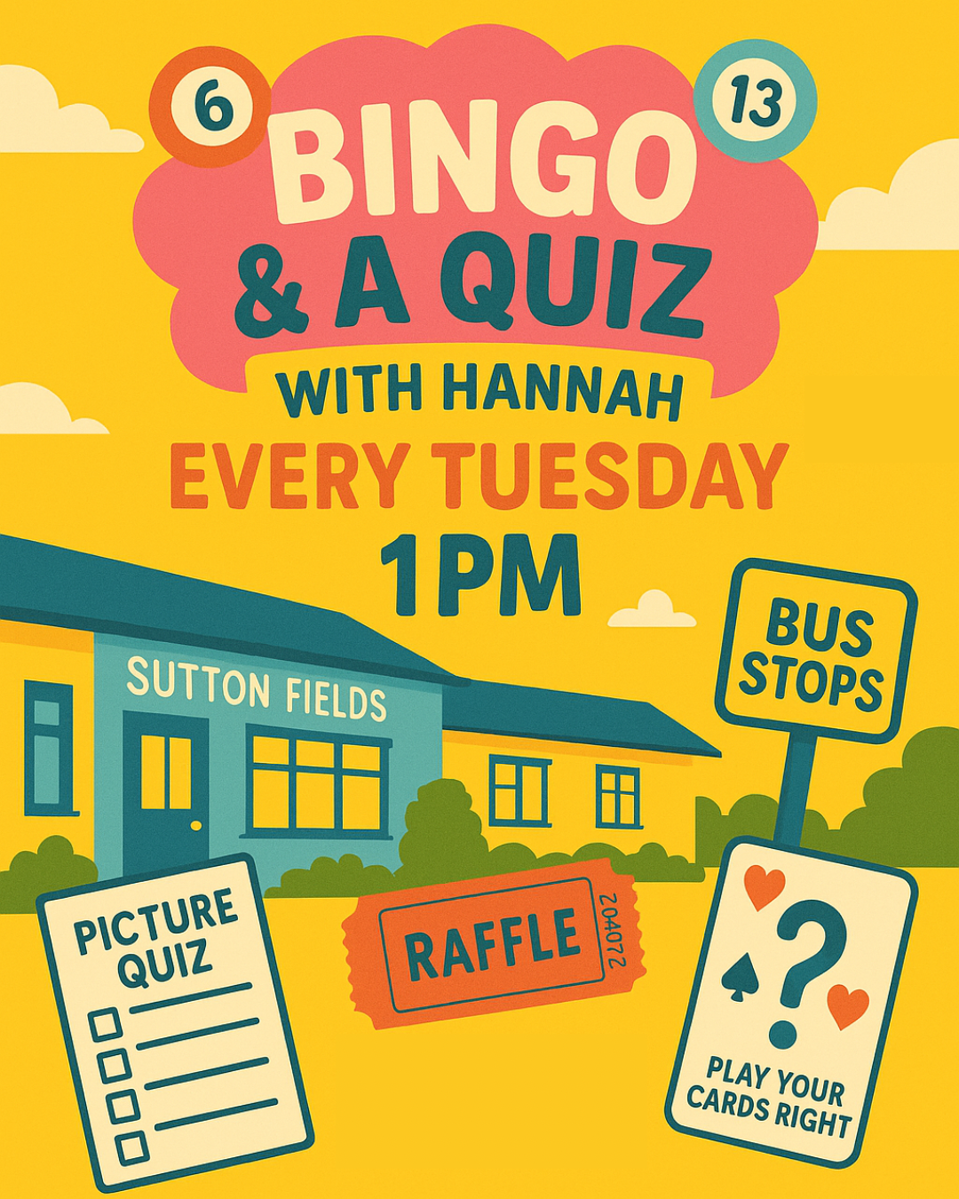 Bingo & Quiz with Hannah