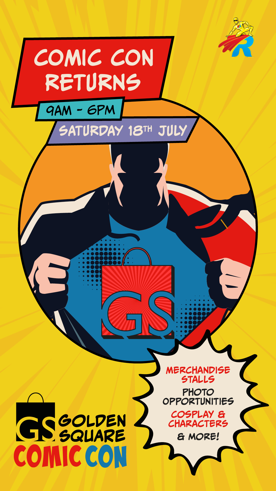 Comic con @ Golden Square