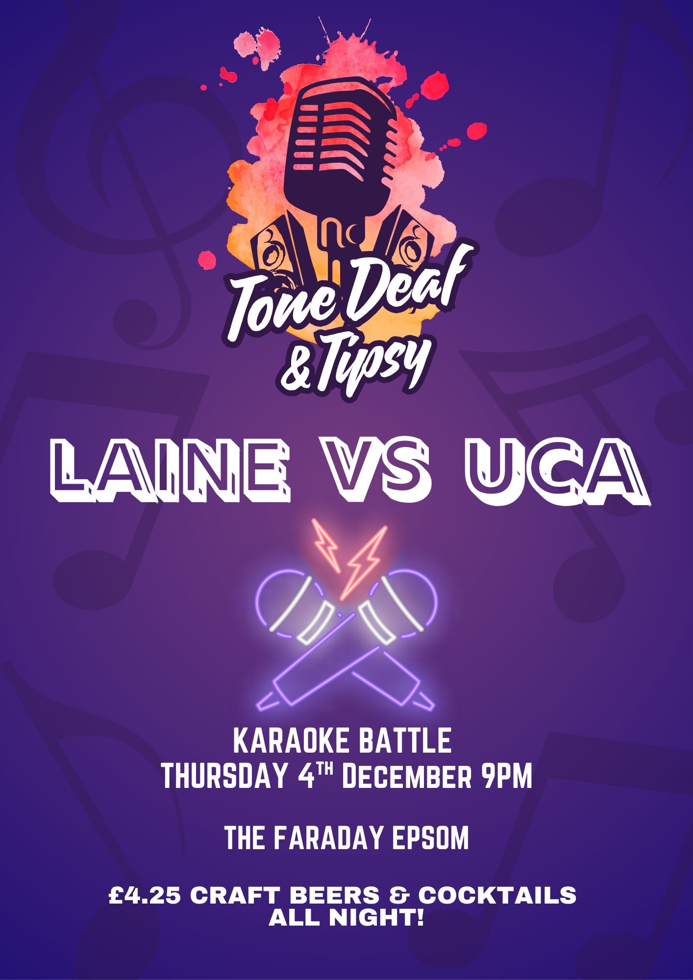 Tone Deaf & Tipsy - Laine v UCA