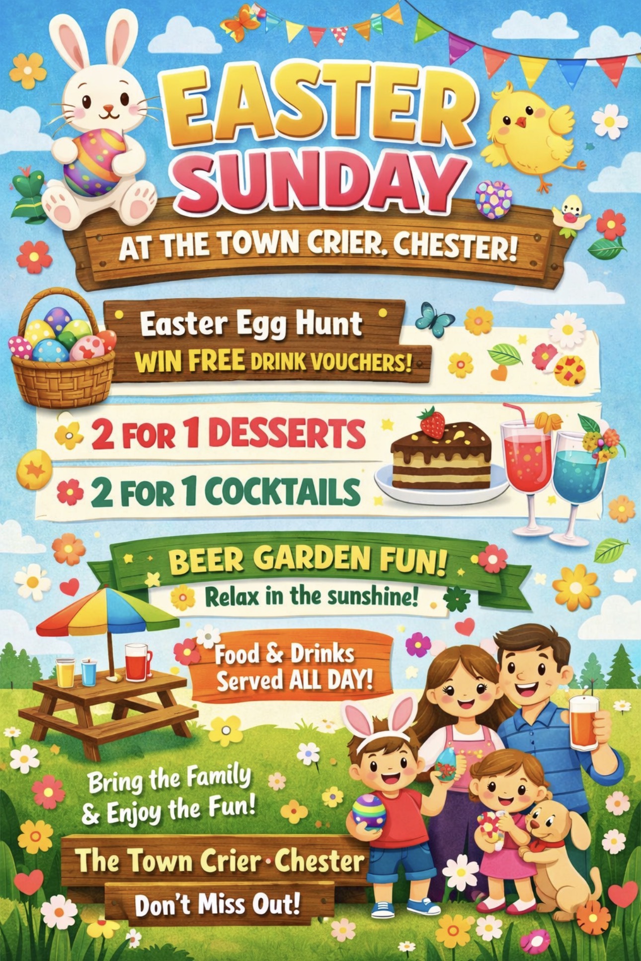 easter sunday egg hunt