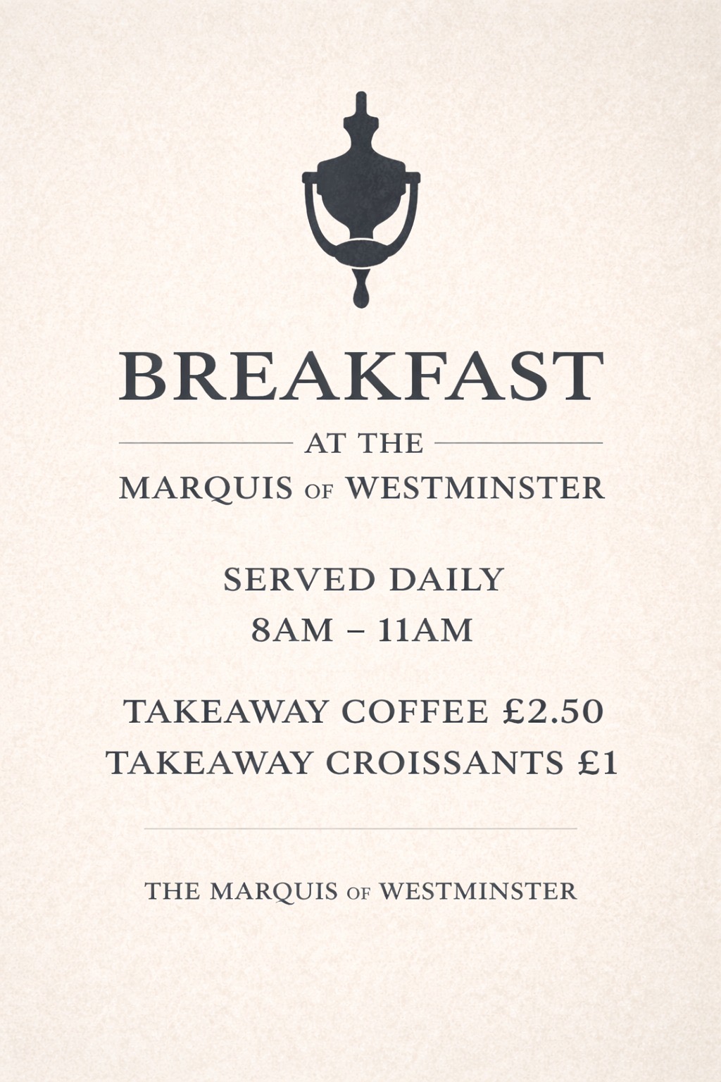Breakfast At The Marquis