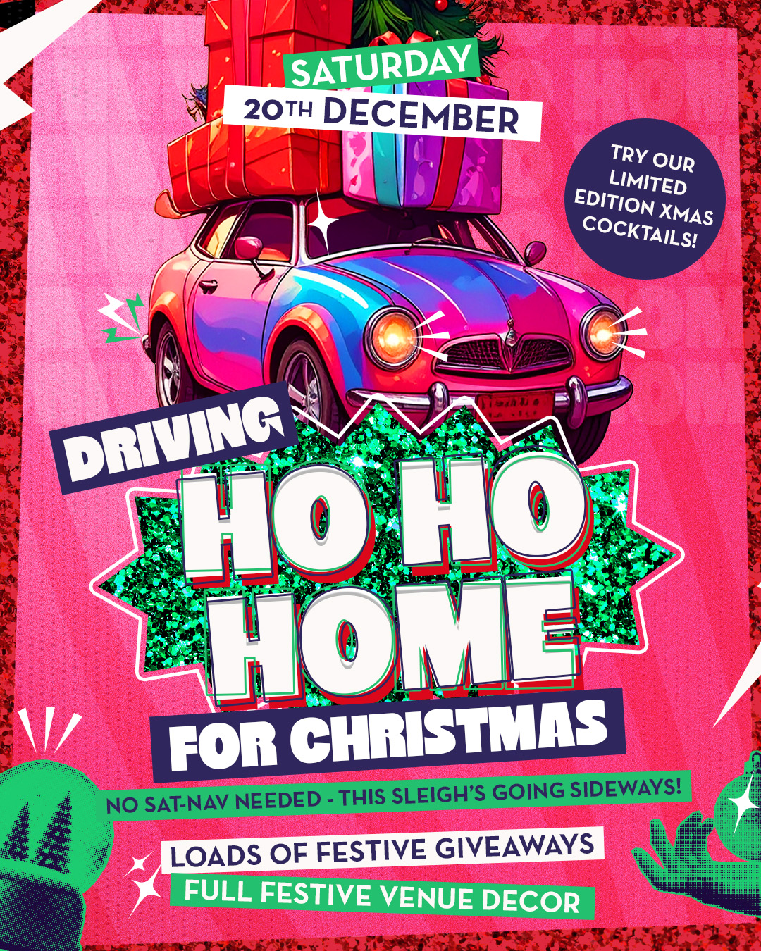 Driving Ho Ho Home For Christmas