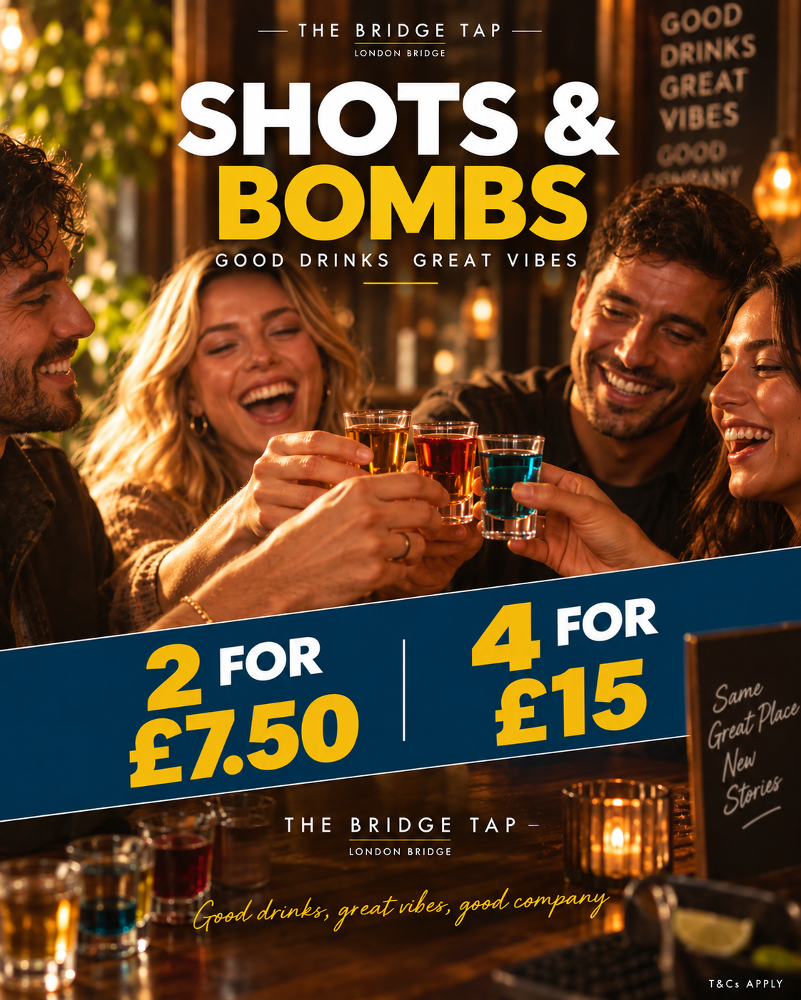 Shots & Bombs