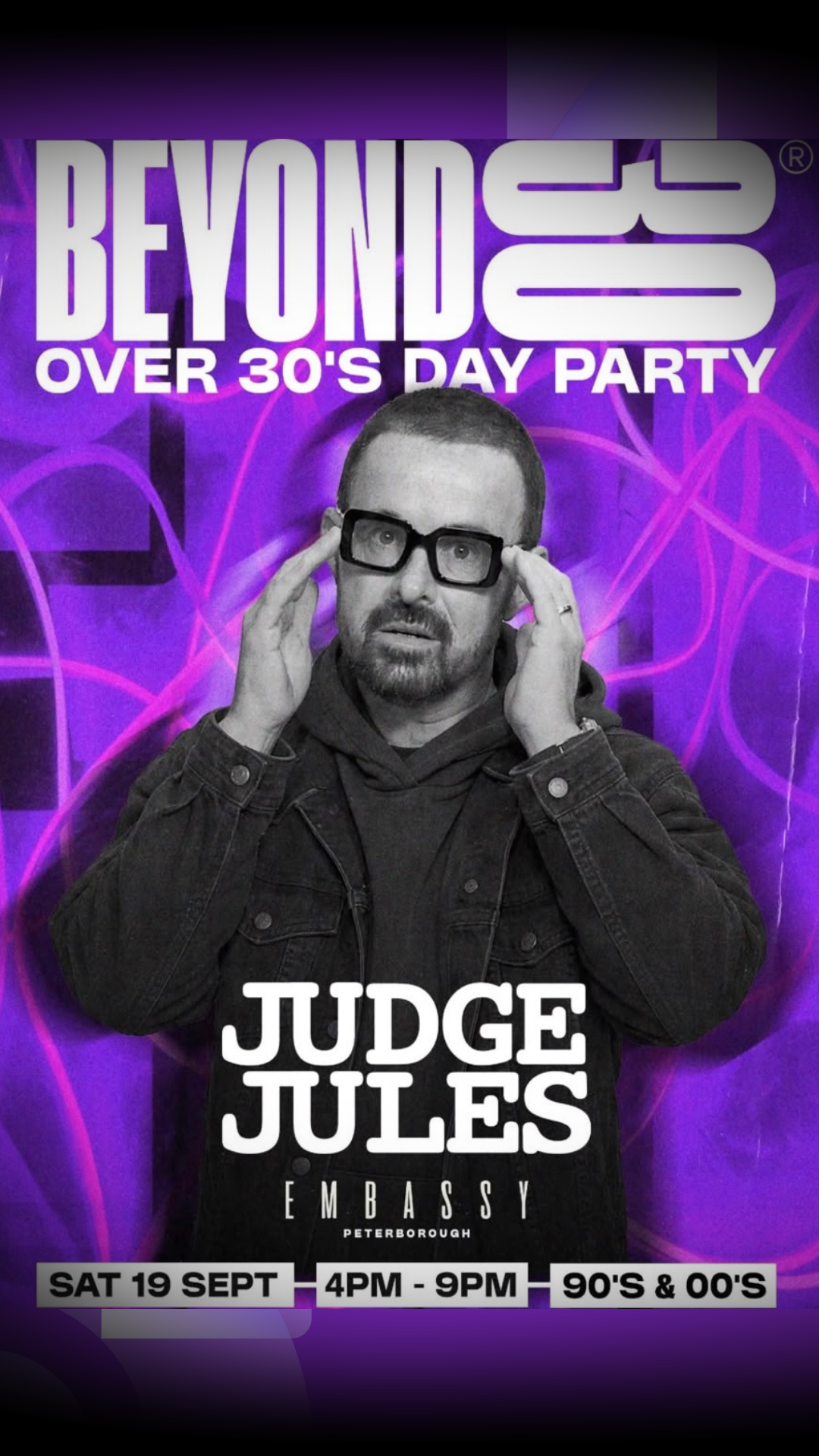 BEYOUND 30S EVENT JUDGE JULES 
