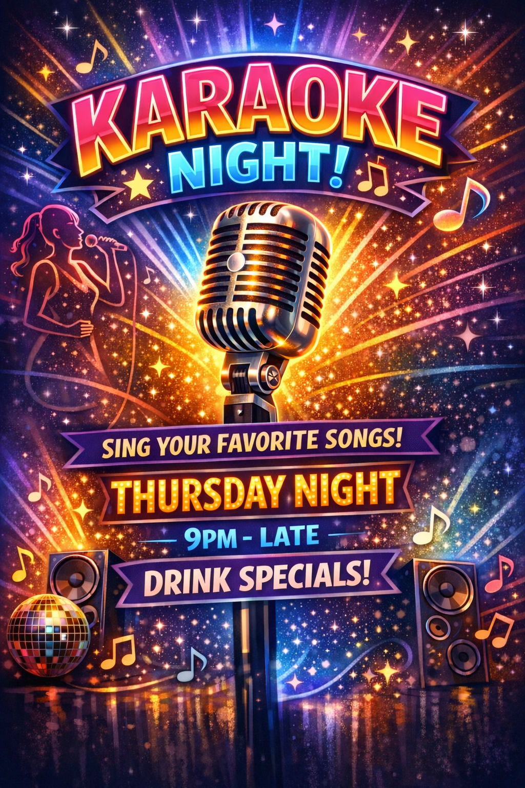 Karaoke Night at The Famous Cock