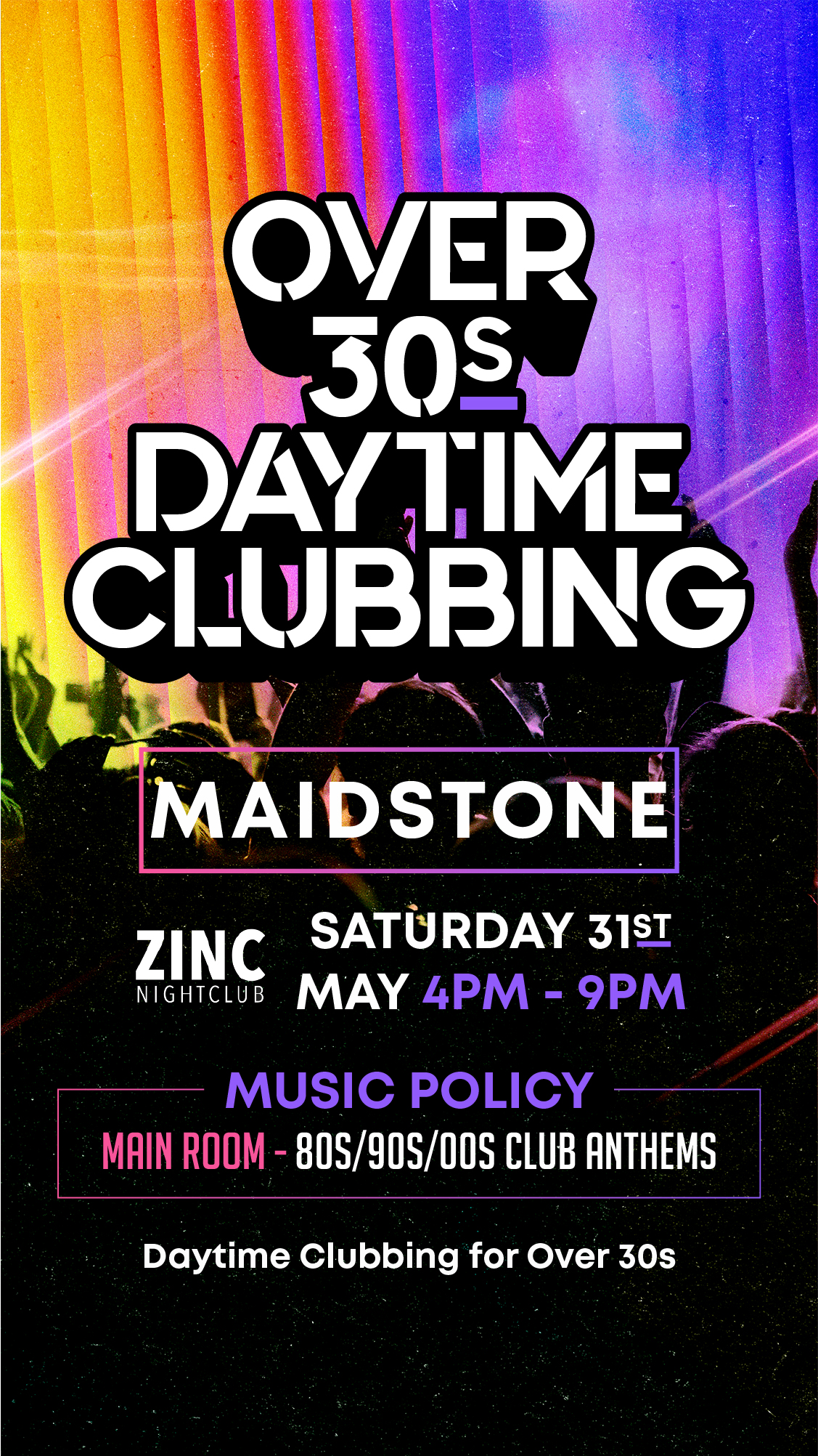Beyond 30 Day time Clubbing
