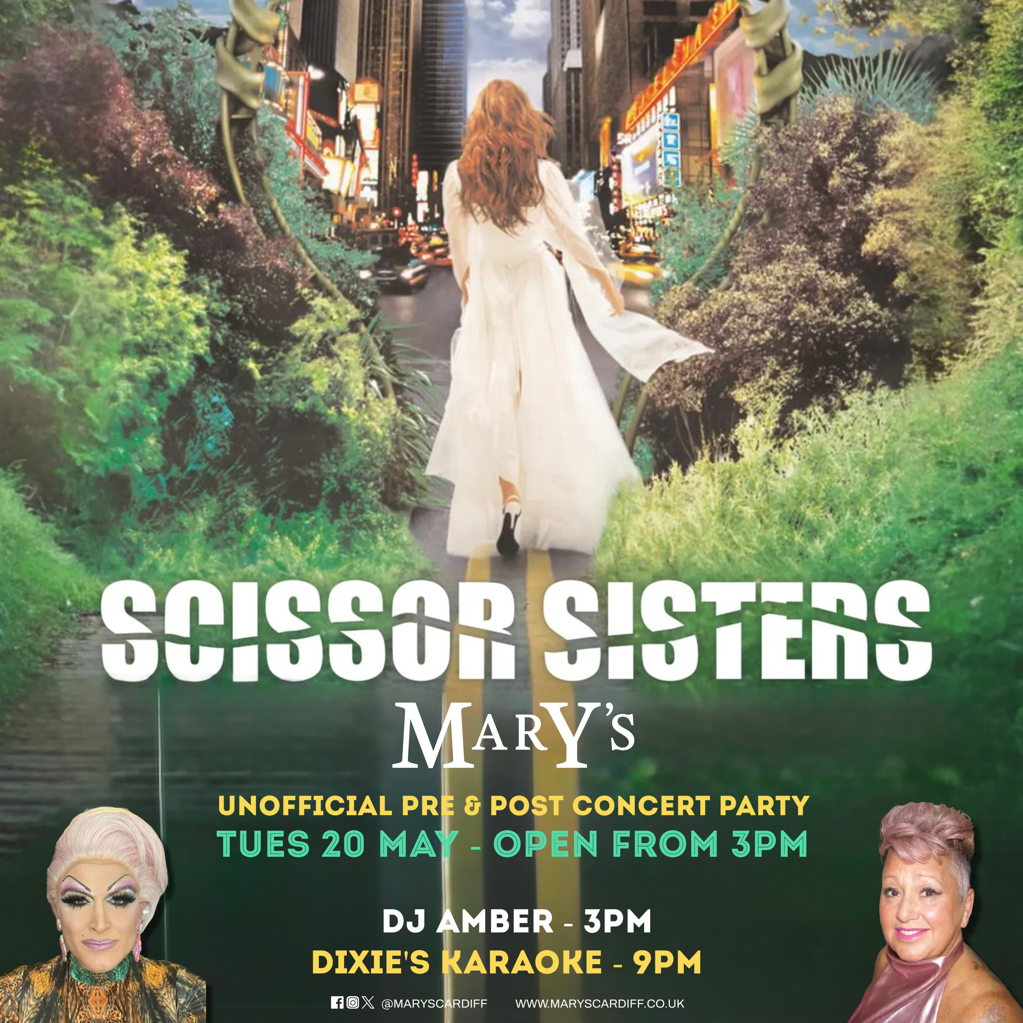 Scissor Sisters Unofficial Party with DJ Amber And Dixies Karaoke