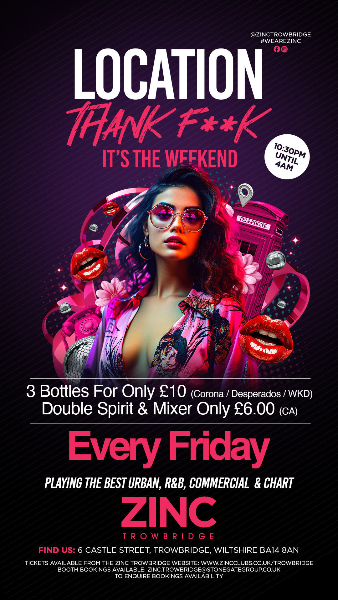 Location - Friday nights 