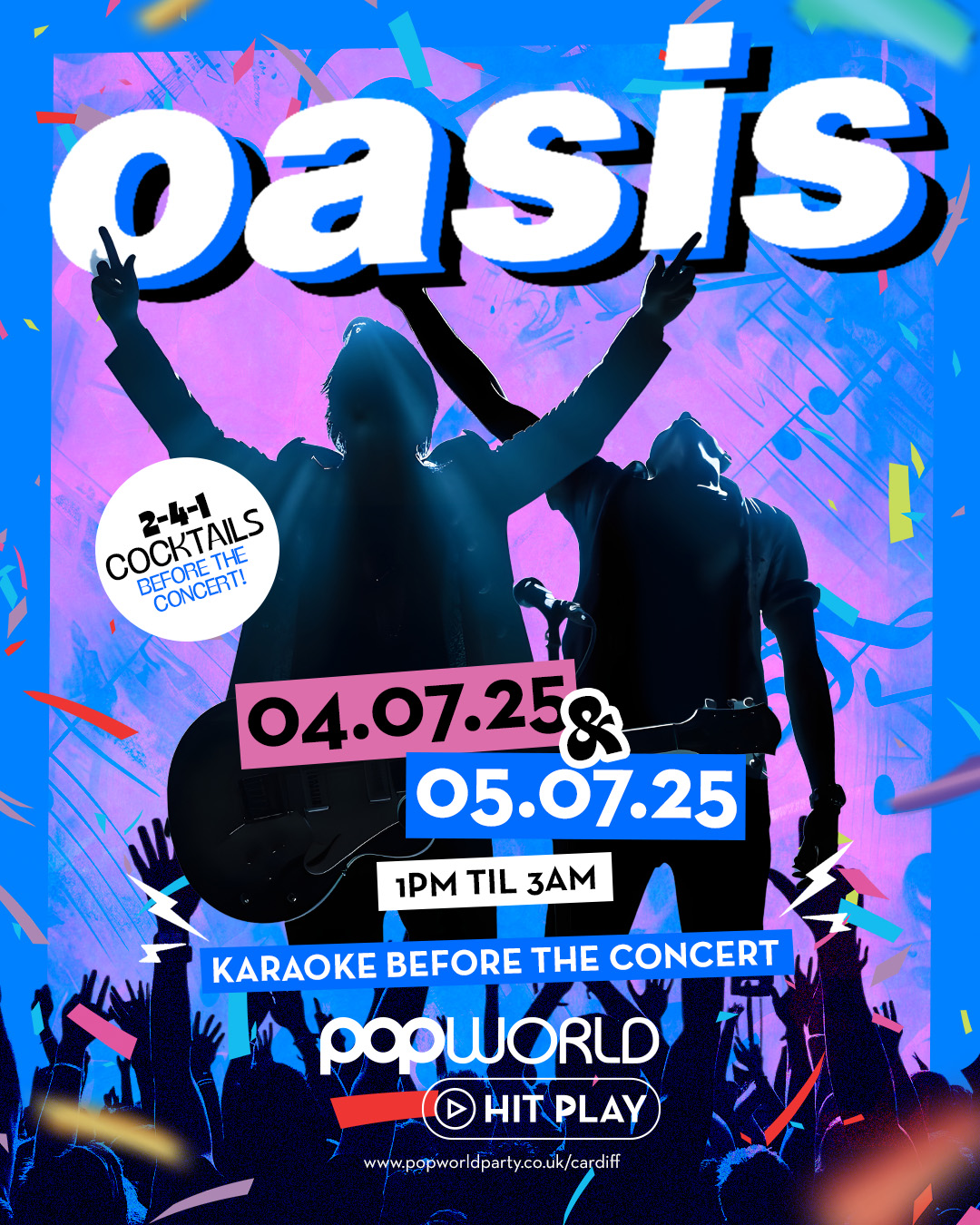 Oasis Weekender - Pre and After