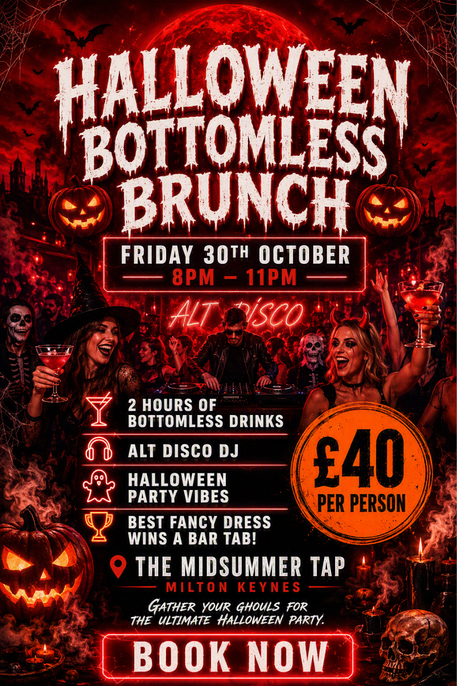 Halloween Bottomless Brunch 