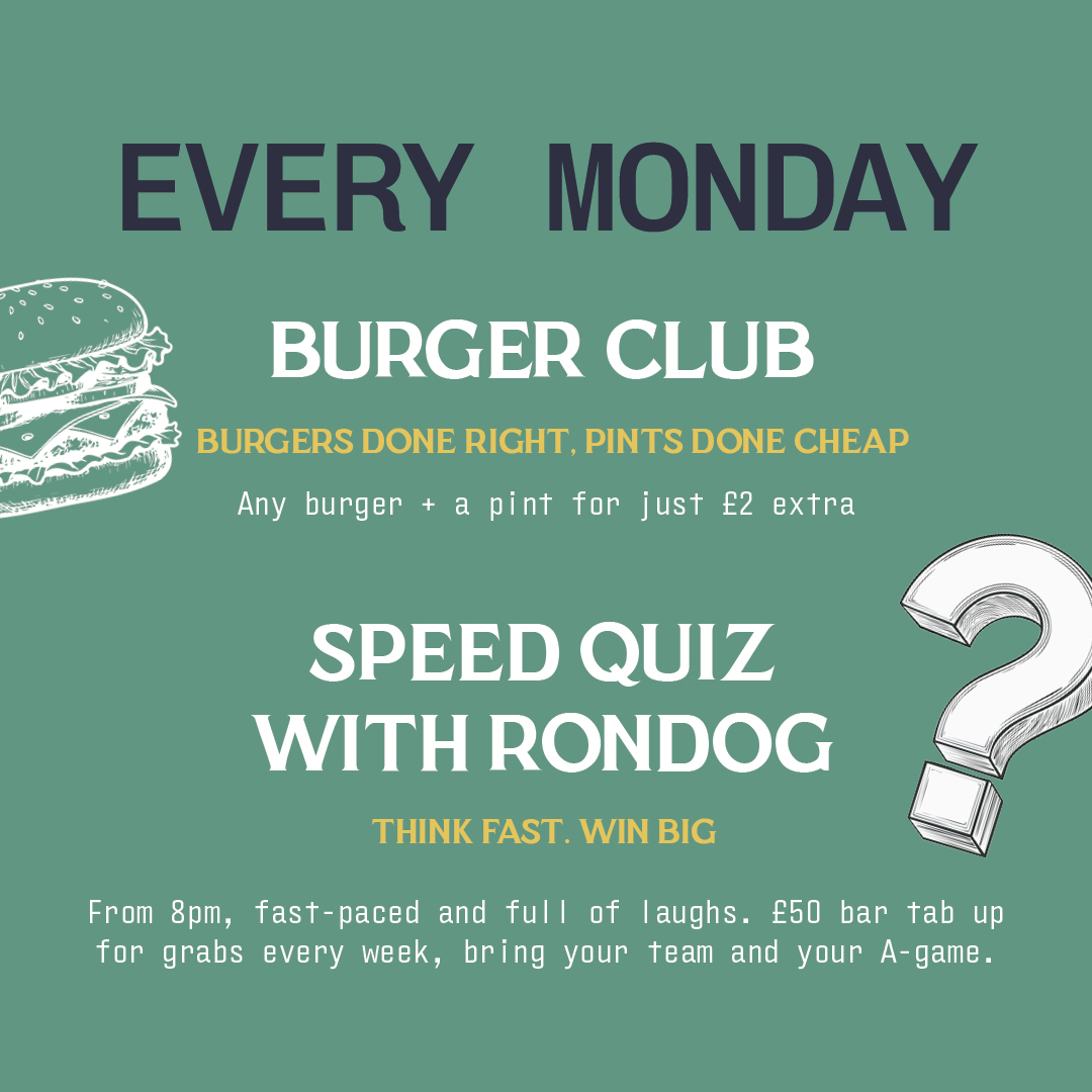 Quiz - With Rondog | Burger Club