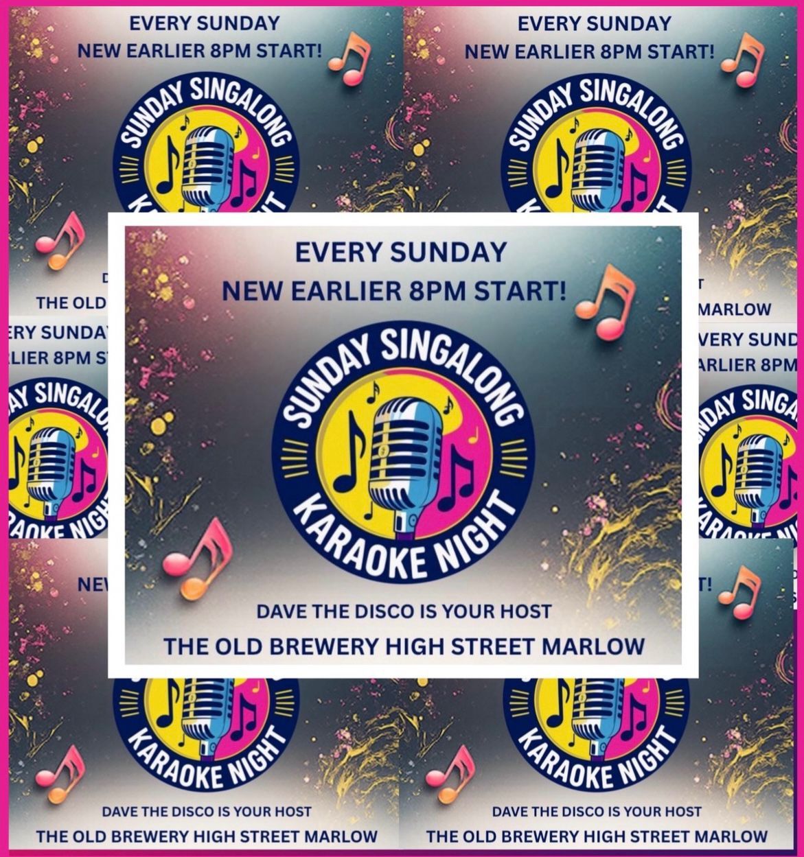 SUNDAY KARAOKE NIGHT!