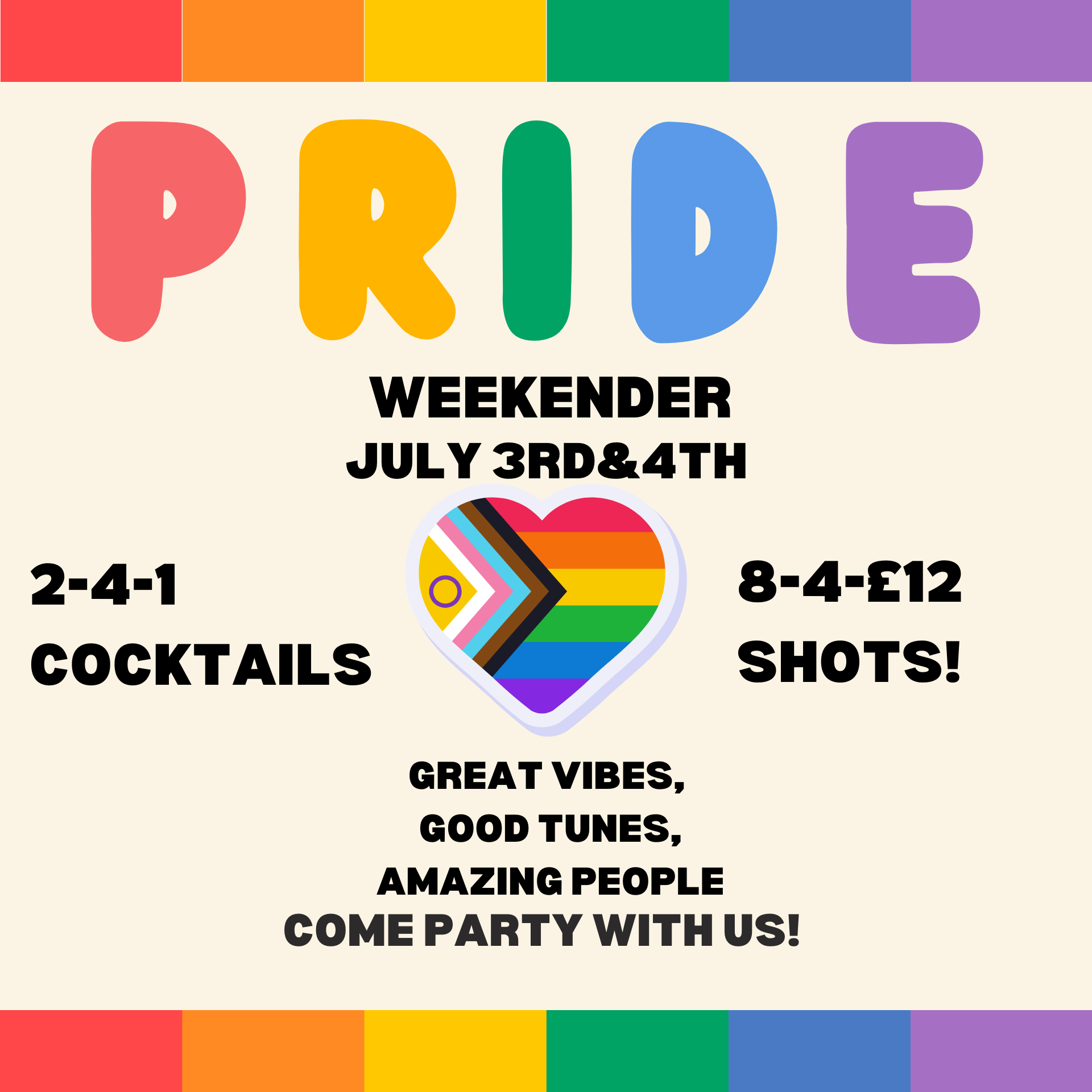 Pride weekender