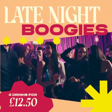 EASTER BANK HOLIDAY SUNDAY - ENTRY & 4 DRINKS FOR £12.50