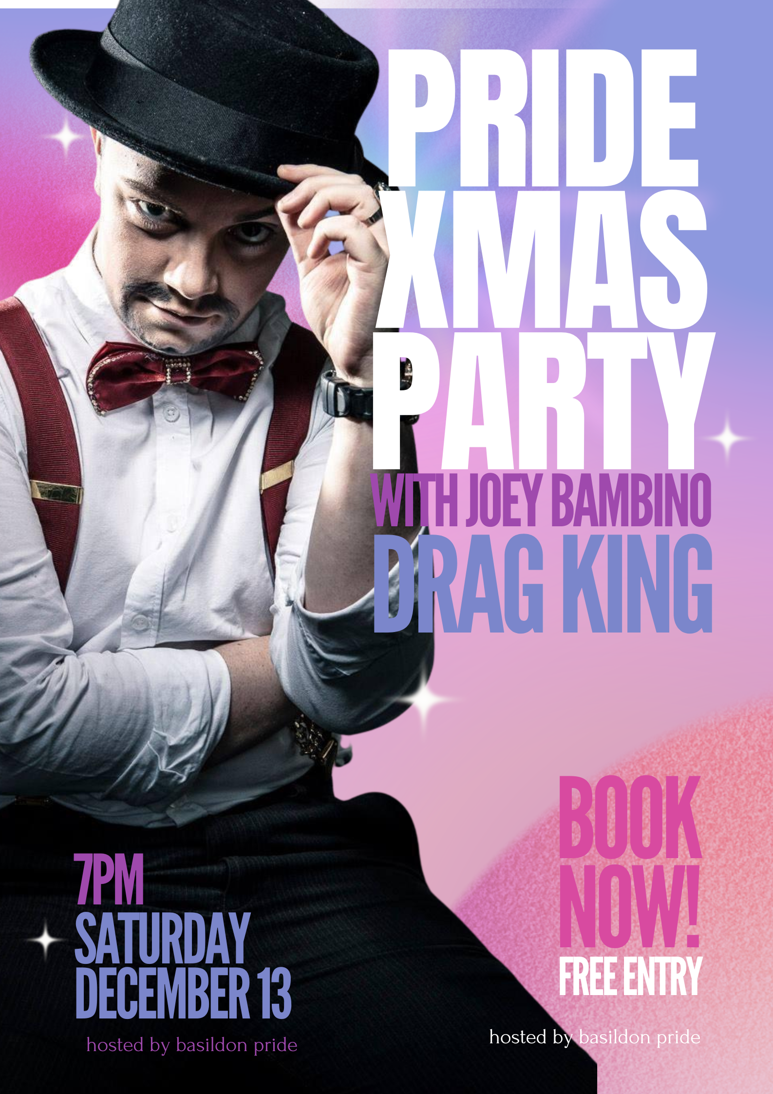 Basildon pride Drag King