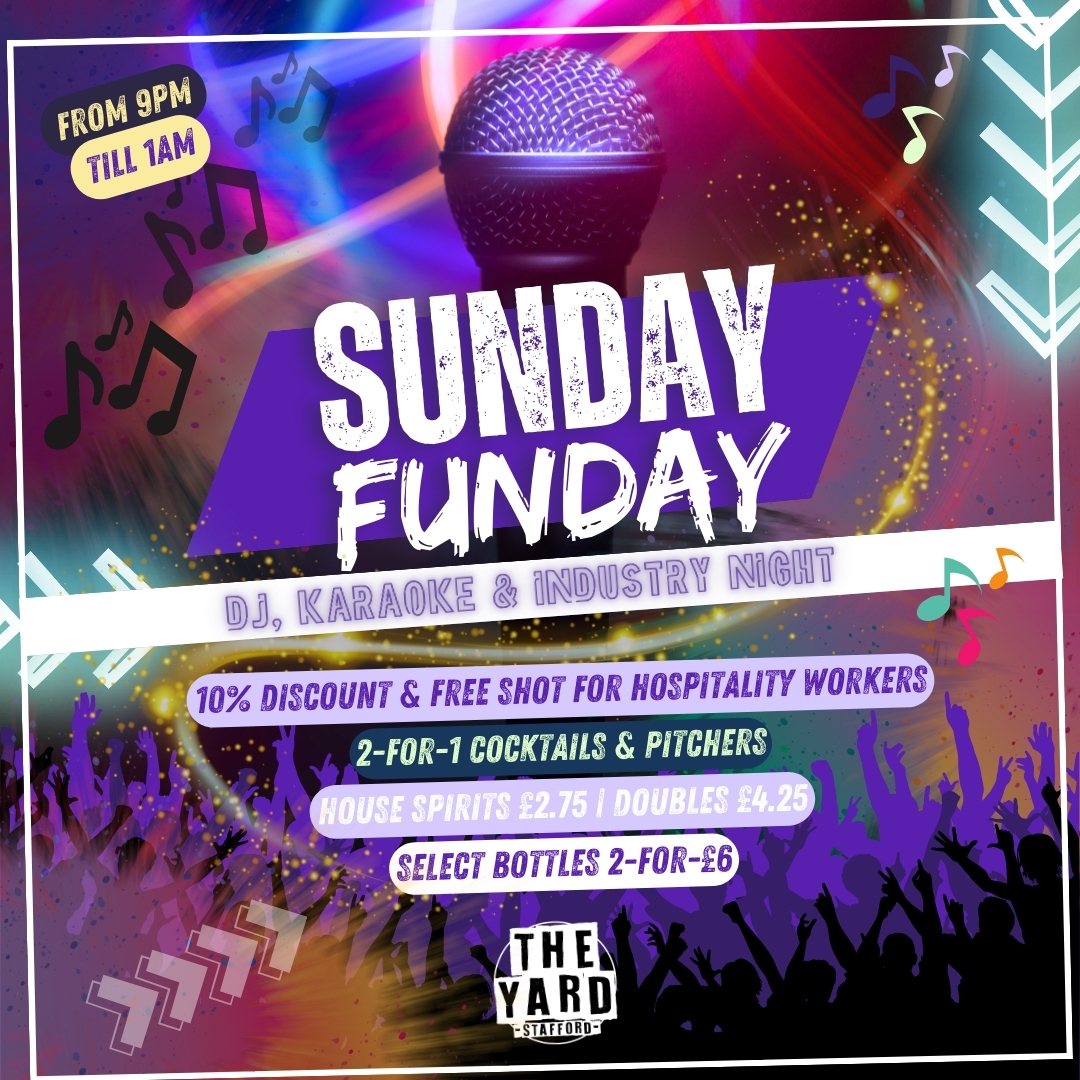 Sunday Funday DJ Karaoke and INDUSTRY night