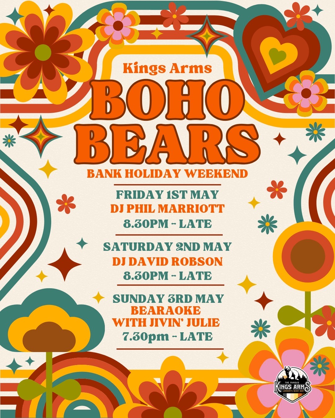 Boho Bears - Bank Holiday Weekender
