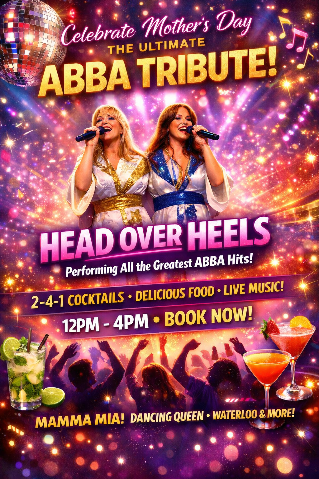 Mothers Day Lunch ABBA Tribute