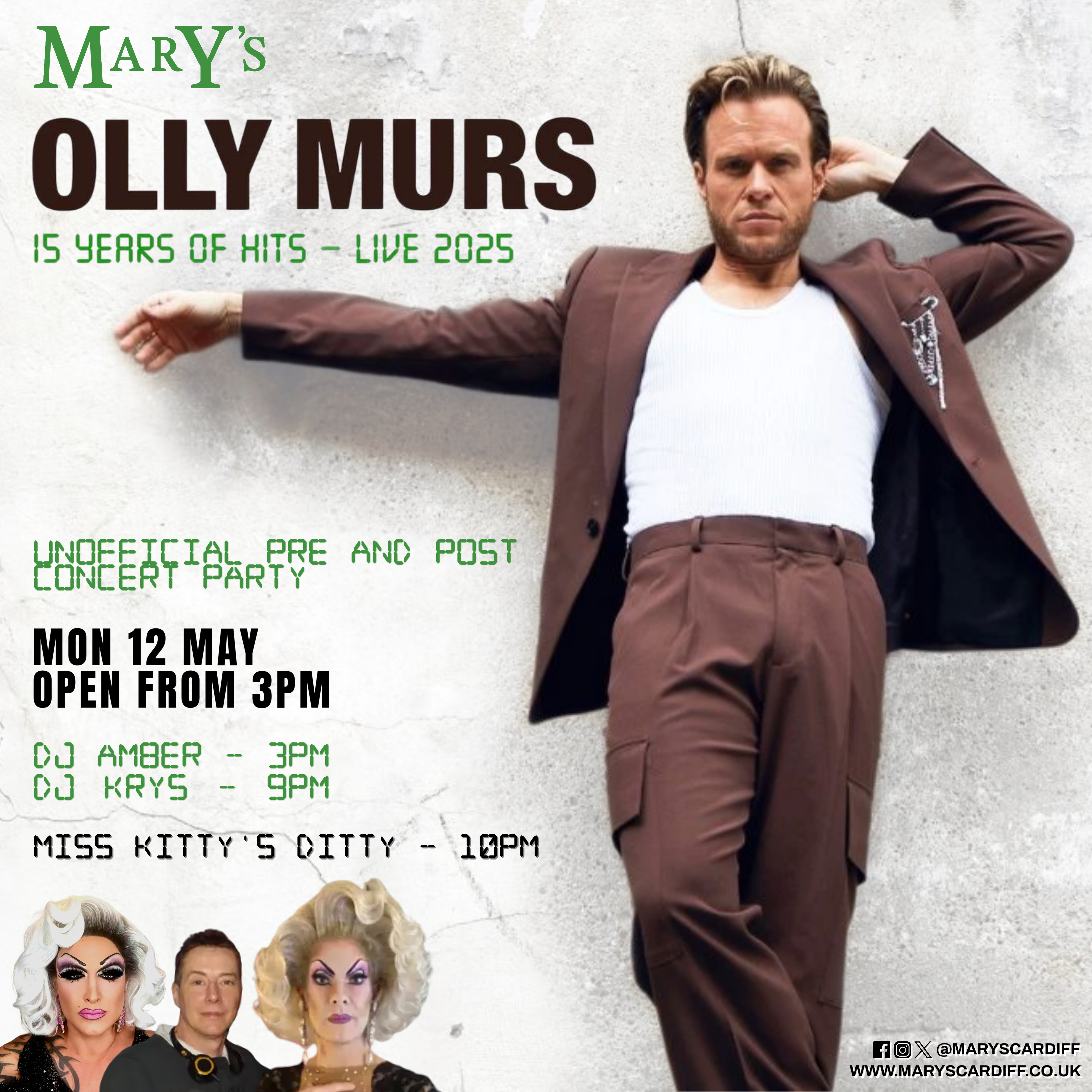 Olly Murs Pre & Post Concert Party