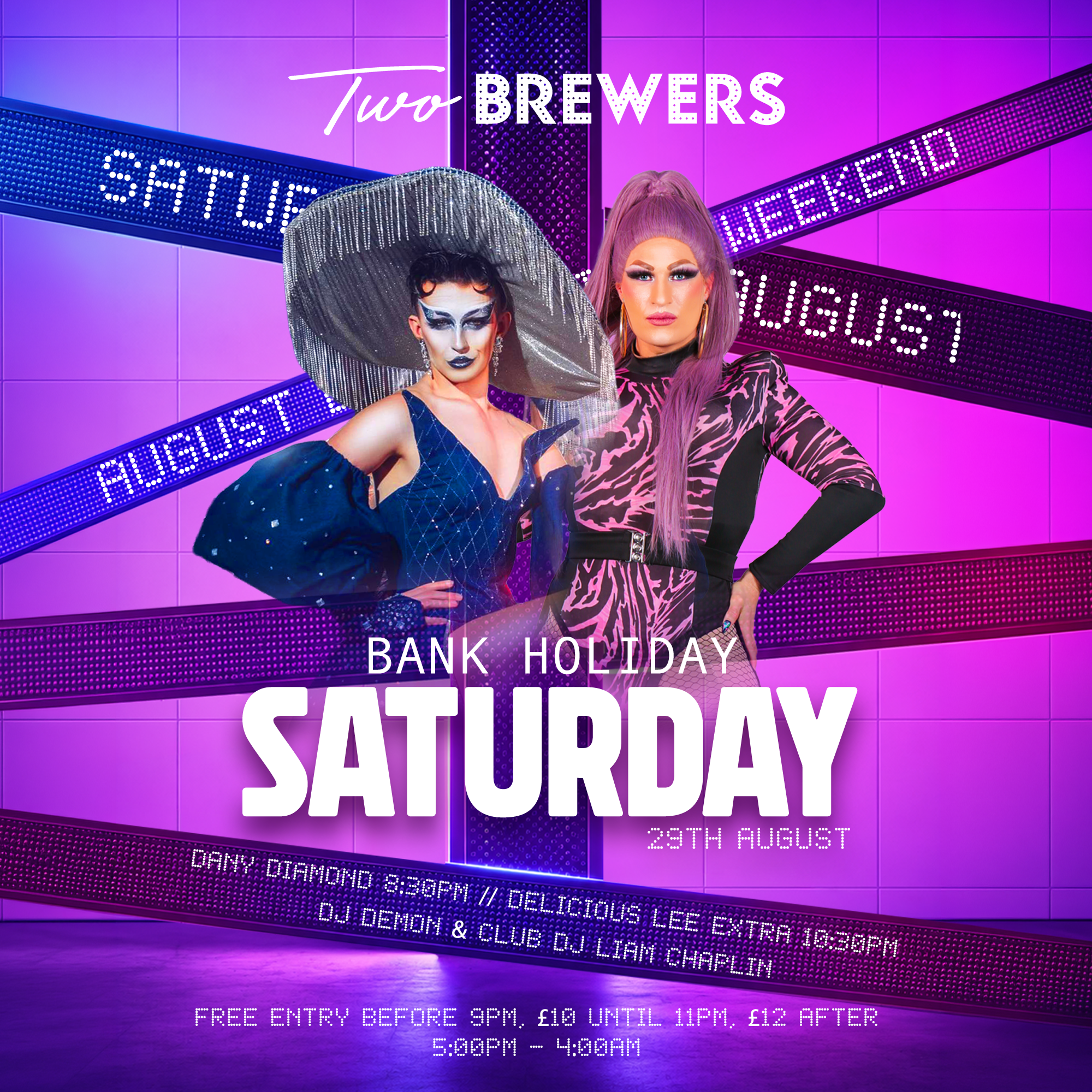 Bank Holiday Saturday Night 