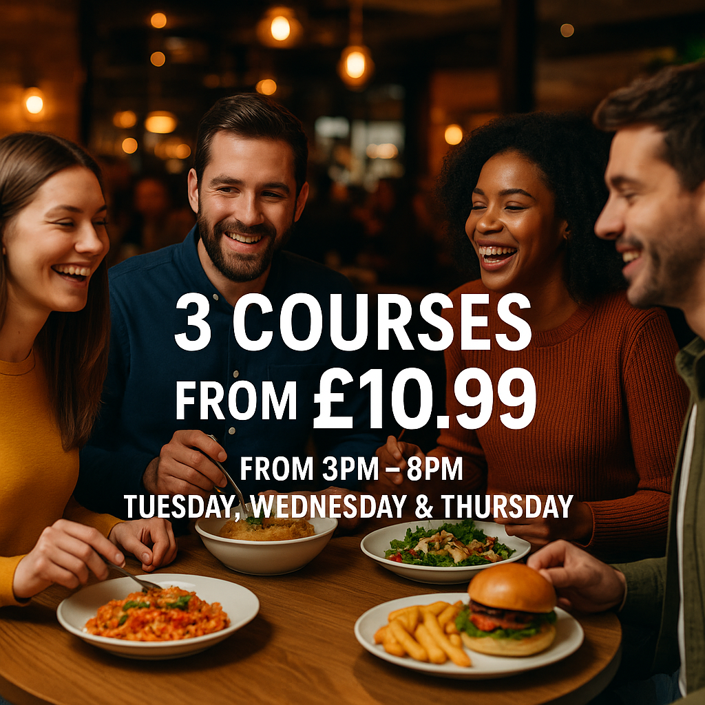 3 Courses from £10.99